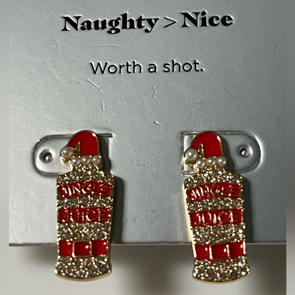NWT Baublebar Sugarfix Naughty > Nice Earrings - Picture 3 of 3